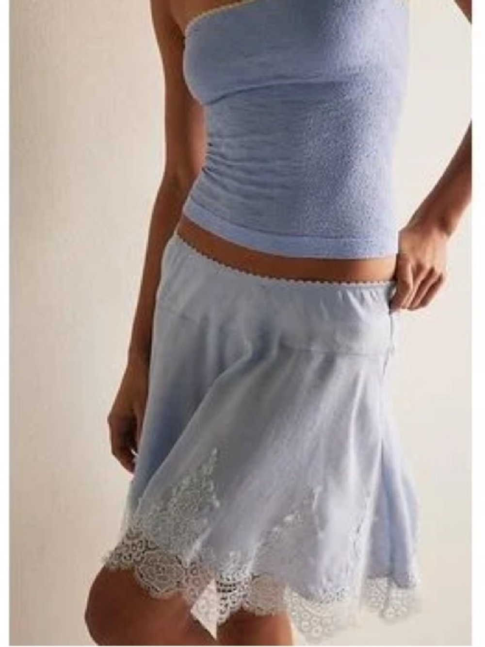 NWT Satin Slip Skirt